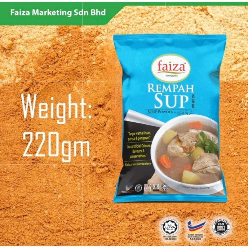 Rempah Sup 220gm - Faiza Spices